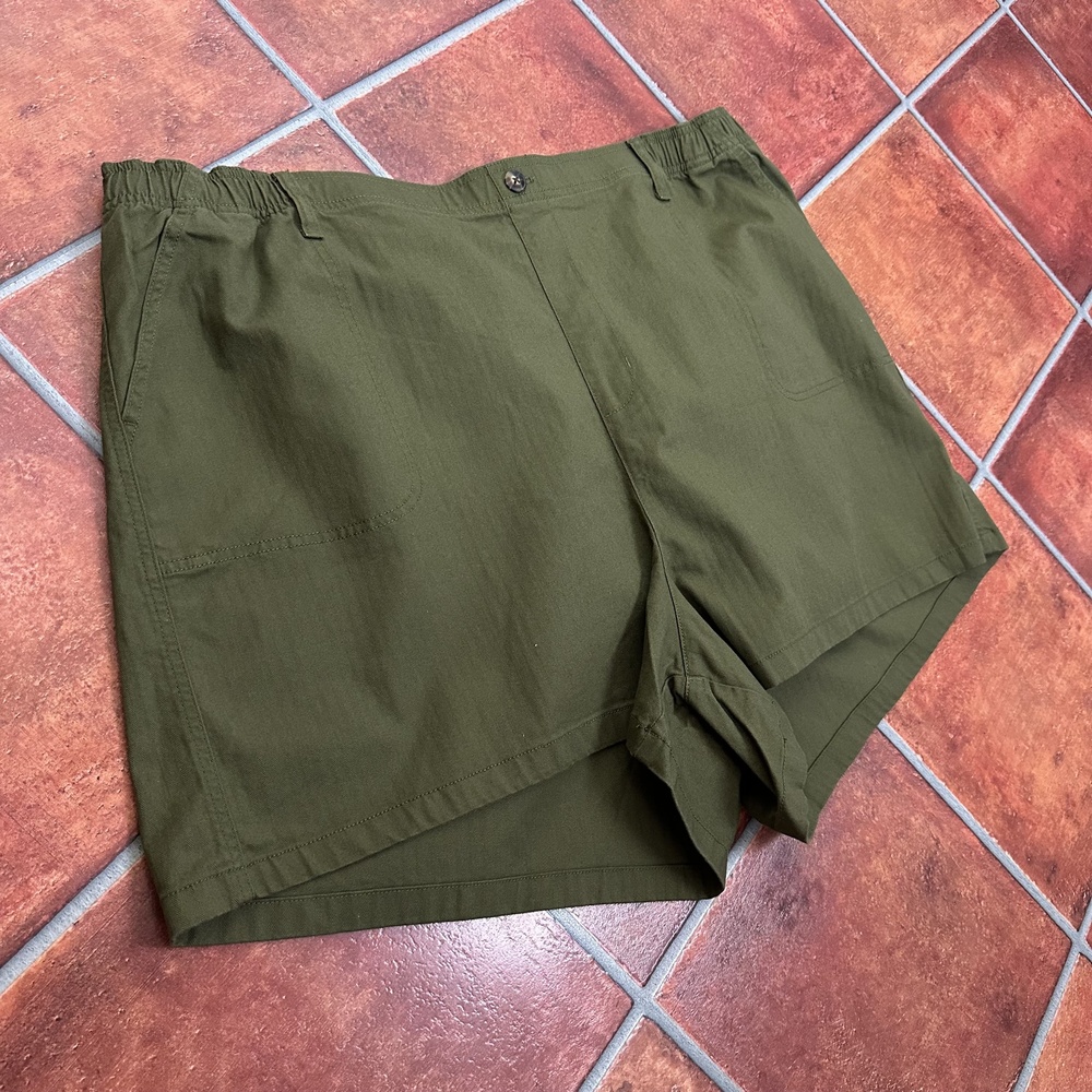 Madewell Soft Olive Stretchy Shorts Size 3X